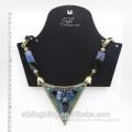 latest design beads necklace with natural stones, fashion gold necklace designs